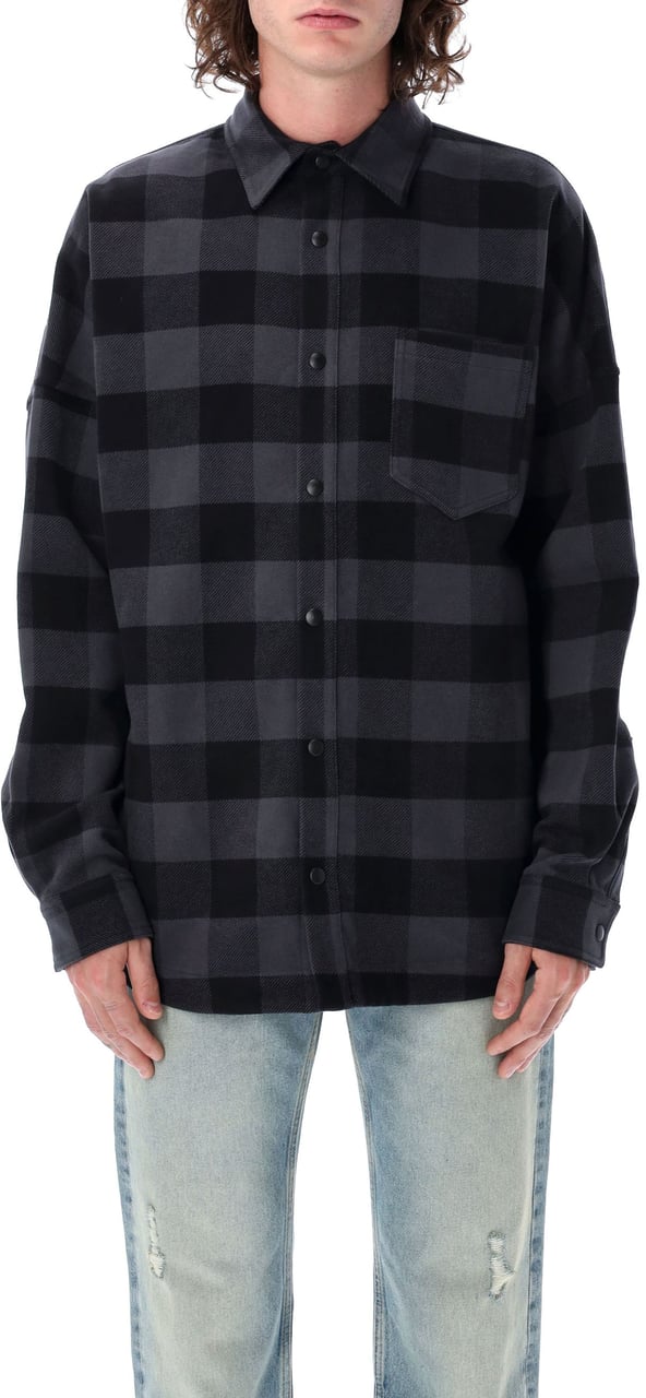 Palm Angels Classic logo overshirt Zwart