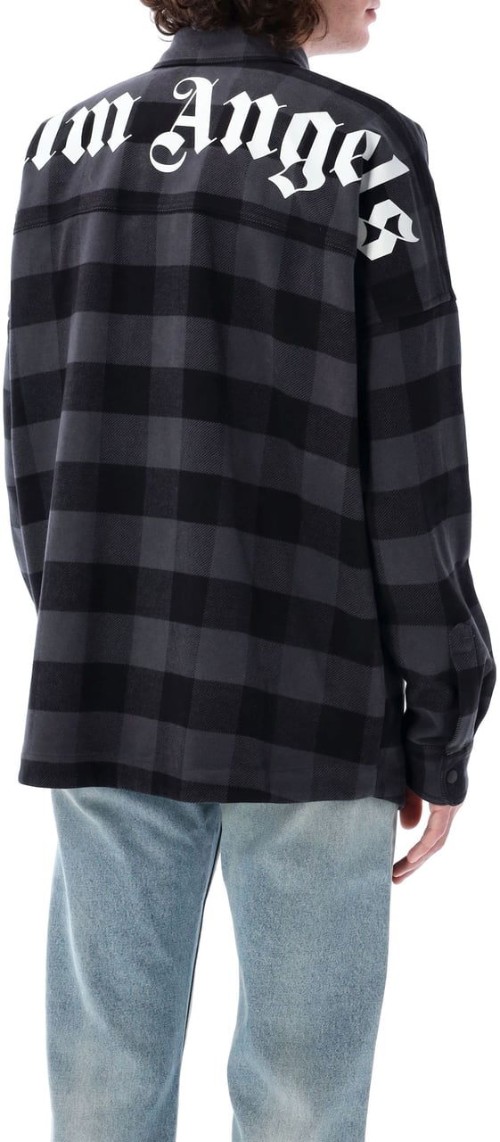 Palm Angels Classic logo overshirt Zwart