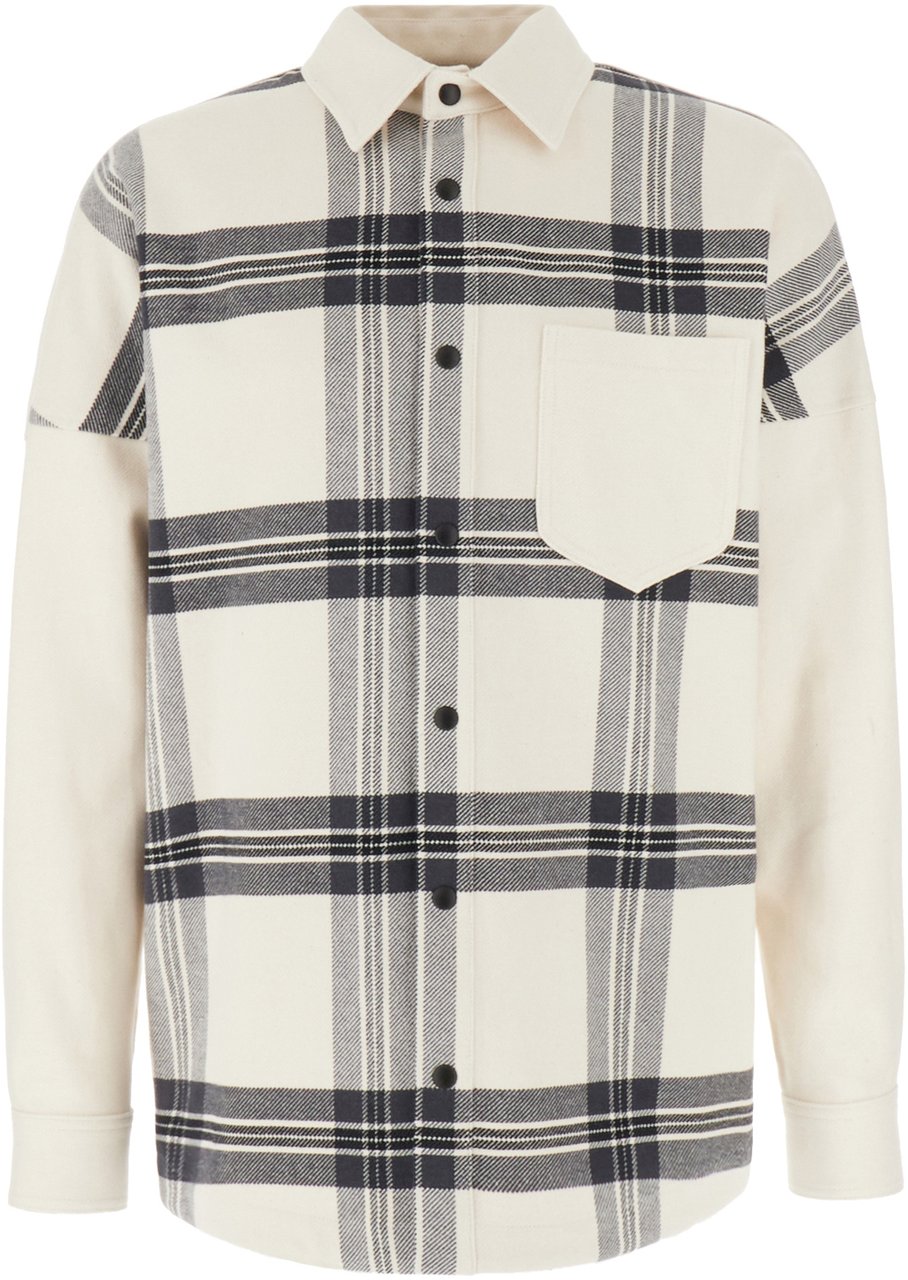Palm Angels Palm Angels Ivory cotton shirt Neutraal