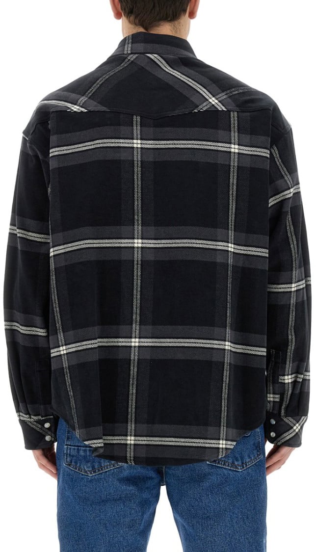 Palm Angels Monogram Shirt Grijs