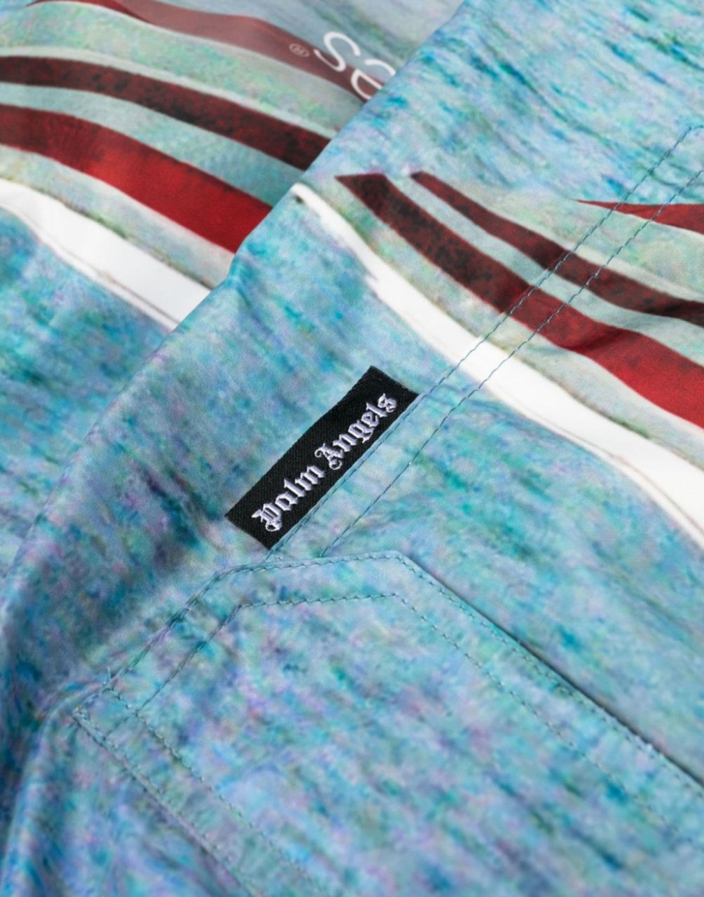 Palm Angels Getty Speedyboat Logo Swim Shorts Divers