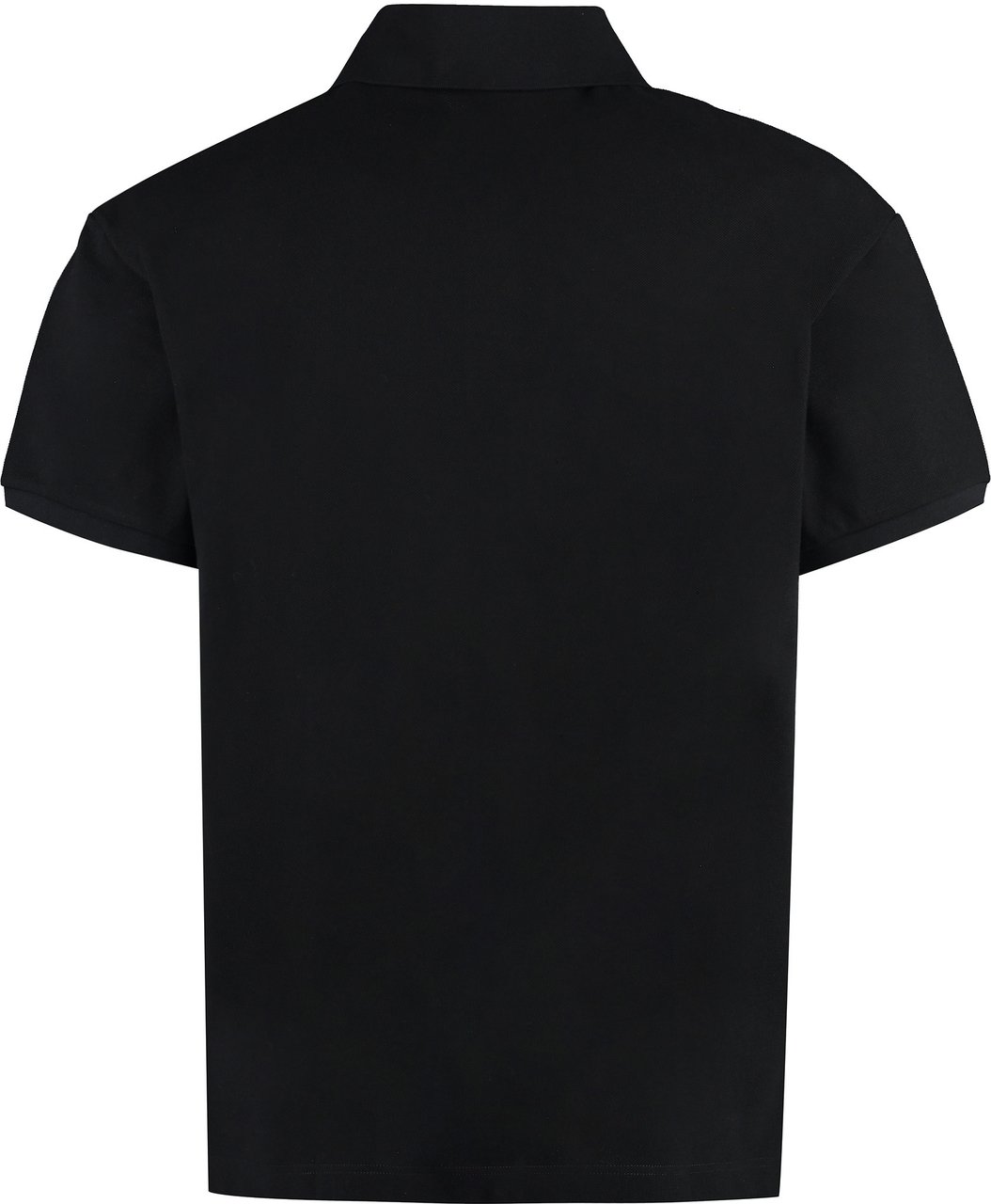 Palm Angels Cotton-piqué polo shirt Zwart