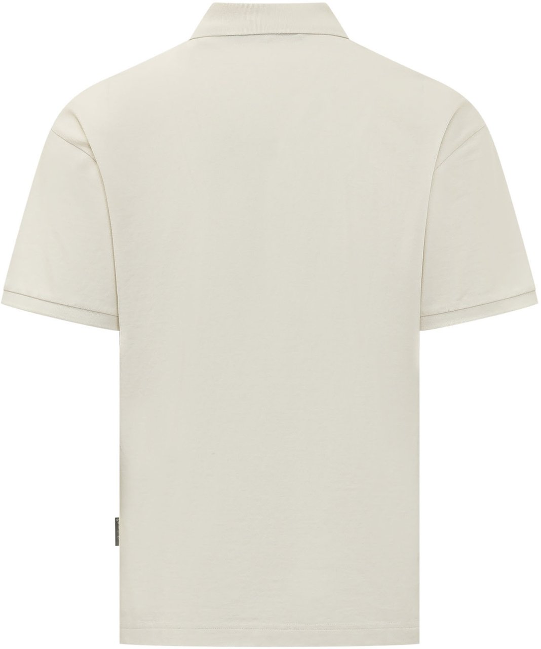 Palm Angels Polo con Logo Palma Ricamato Wit