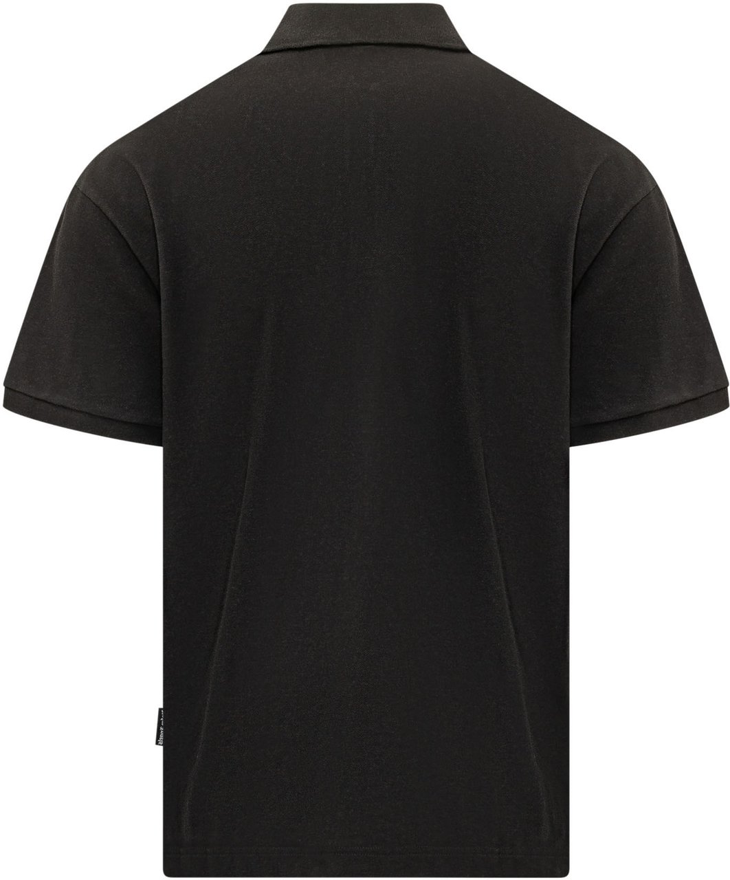 Palm Angels Polo con Patch Logo Palma Zwart