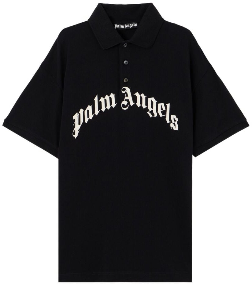 Palm Angels T-Shirts And Polos Black Zwart