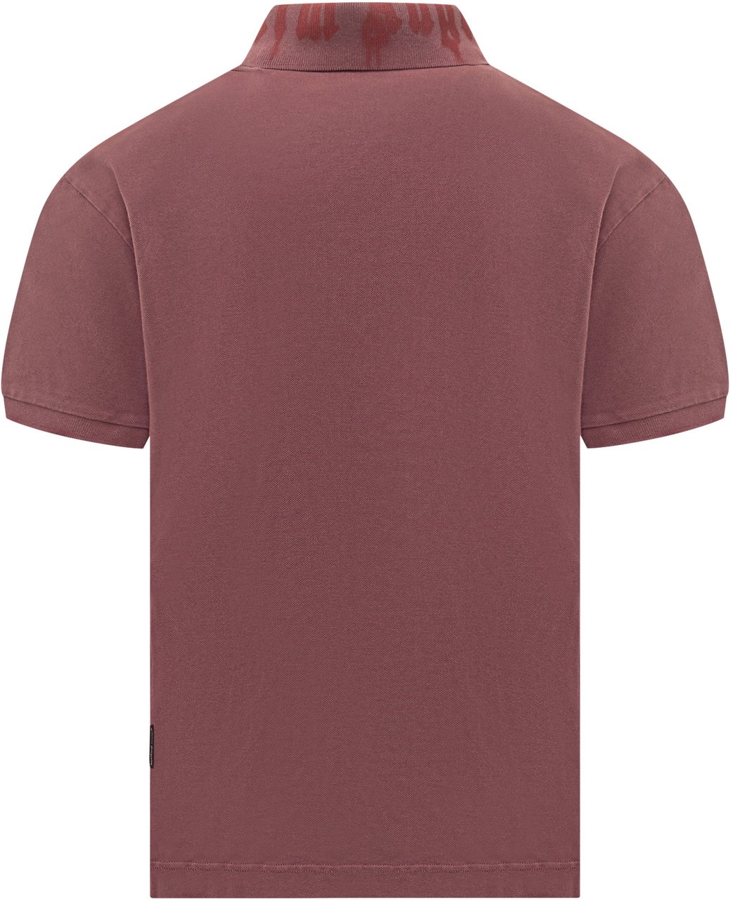 Palm Angels Palm Angels Polo Con Logo Spray Rood
