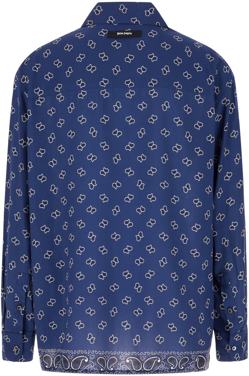 Palm Angels Palm Angels Printed viscose shirt Divers