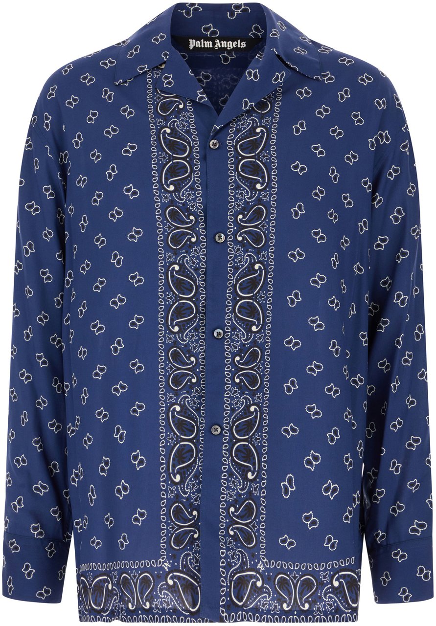 Palm Angels Palm Angels Printed viscose shirt Divers