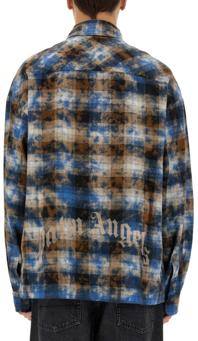 Palm Angels Plaid Shirt Divers