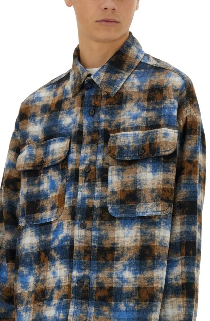 Palm Angels Plaid Shirt Divers