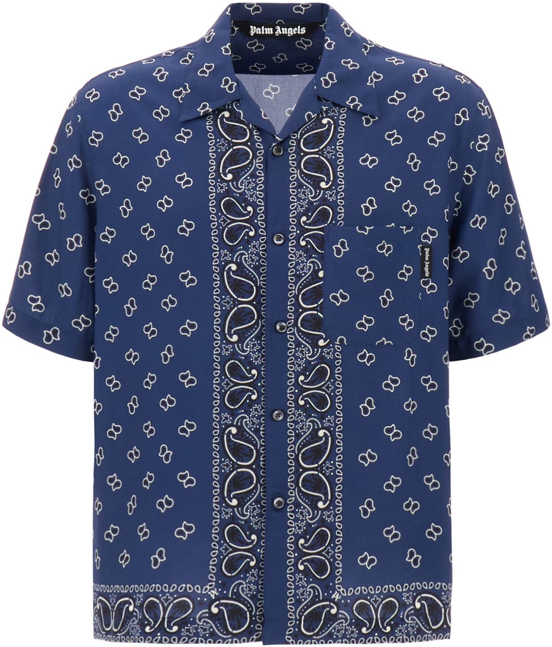 Palm Angels Palm Angels Printed viscose shirt Divers