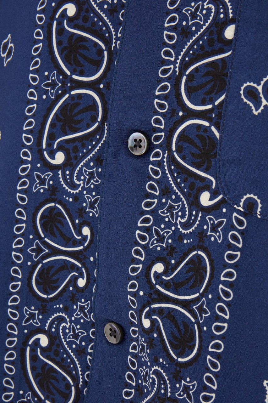 Palm Angels Palm Angels Printed viscose shirt Divers