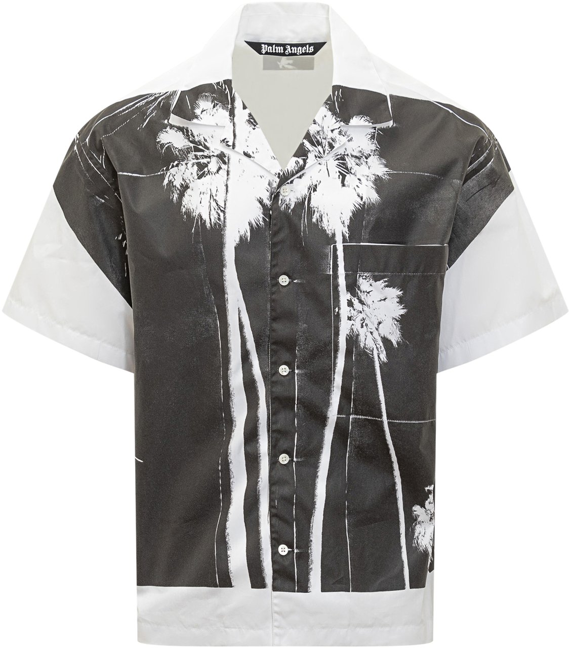 Palm Angels Palm Angels Camicia con Stampa Palme Wit