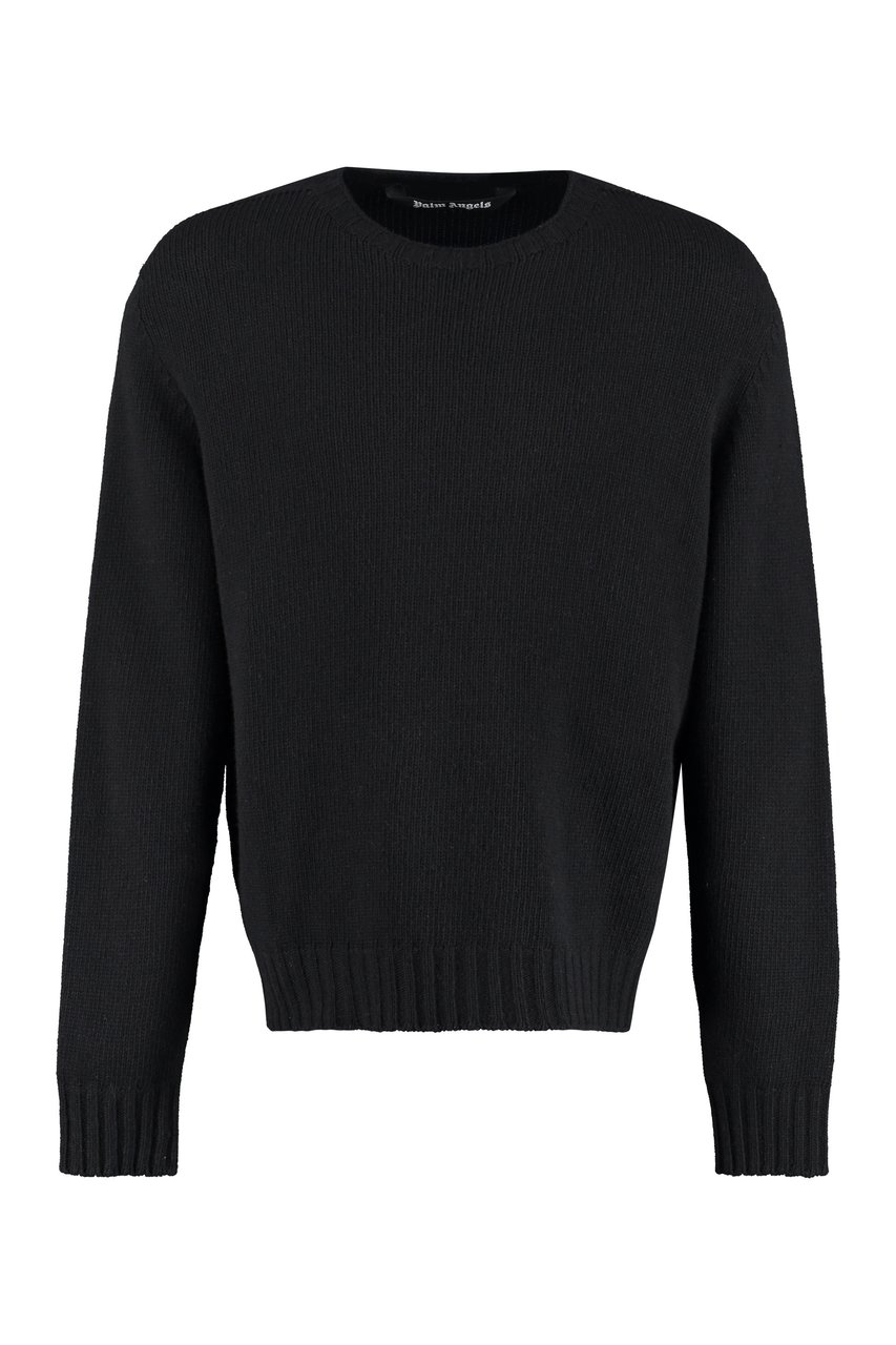 Palm Angels Wool blend pullover Zwart