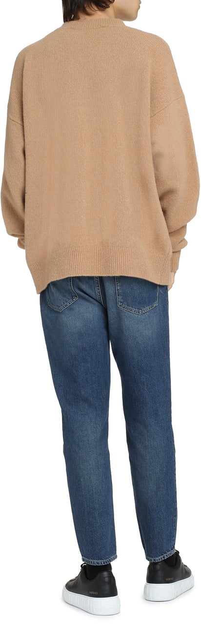 Palm Angels Logo crew-neck sweater Zwart