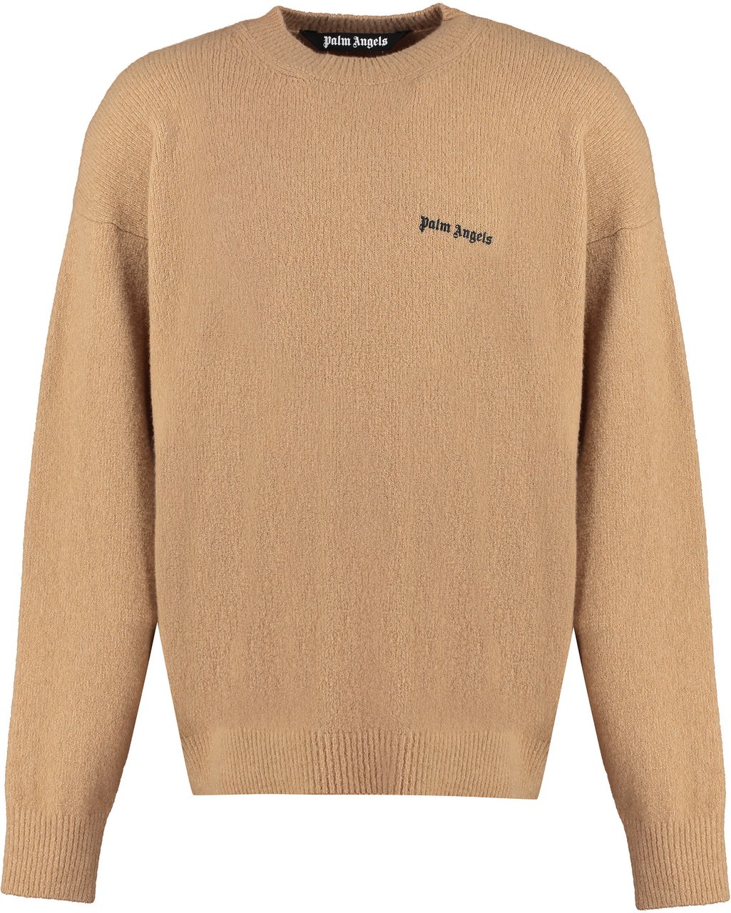 Palm Angels Logo crew-neck sweater Zwart