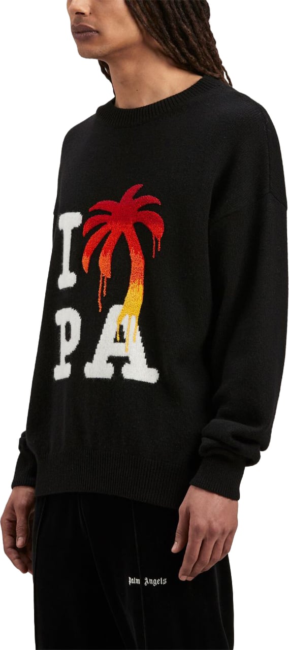Palm Angels Sweaters Black Zwart