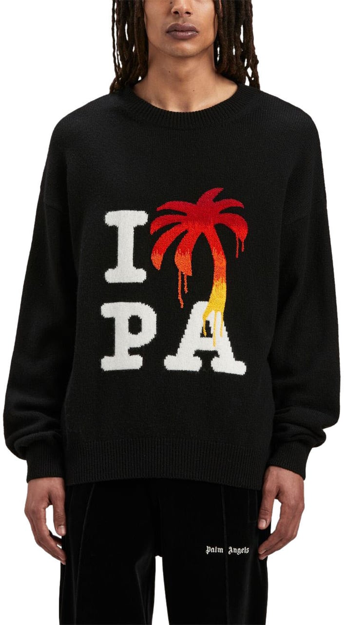 Palm Angels Sweaters Black Zwart