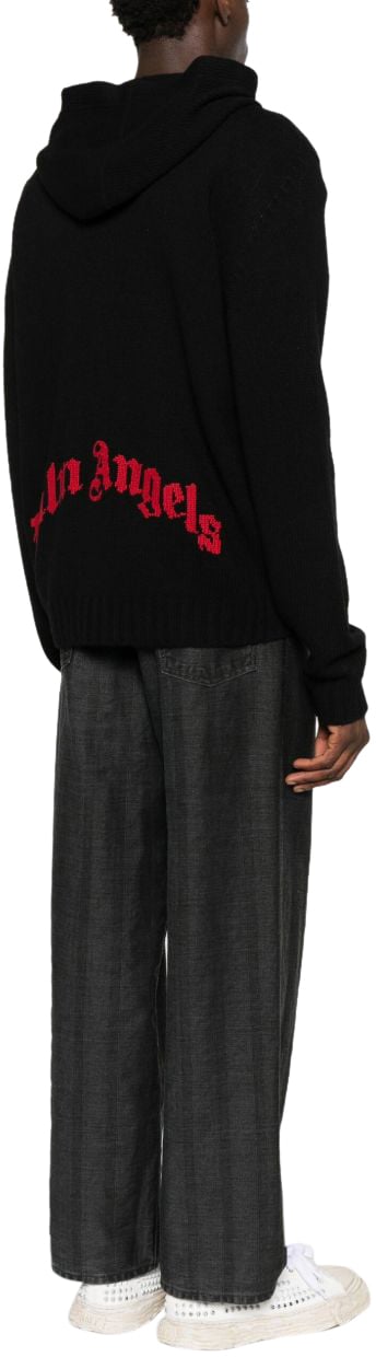 Palm Angels Palm Angels Maglie Nero E Rosso Zwart