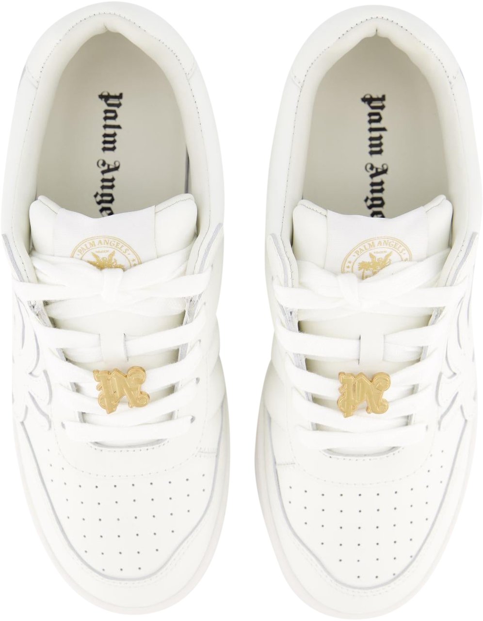 Palm Angels Heren Palm Beach University Wit Wit