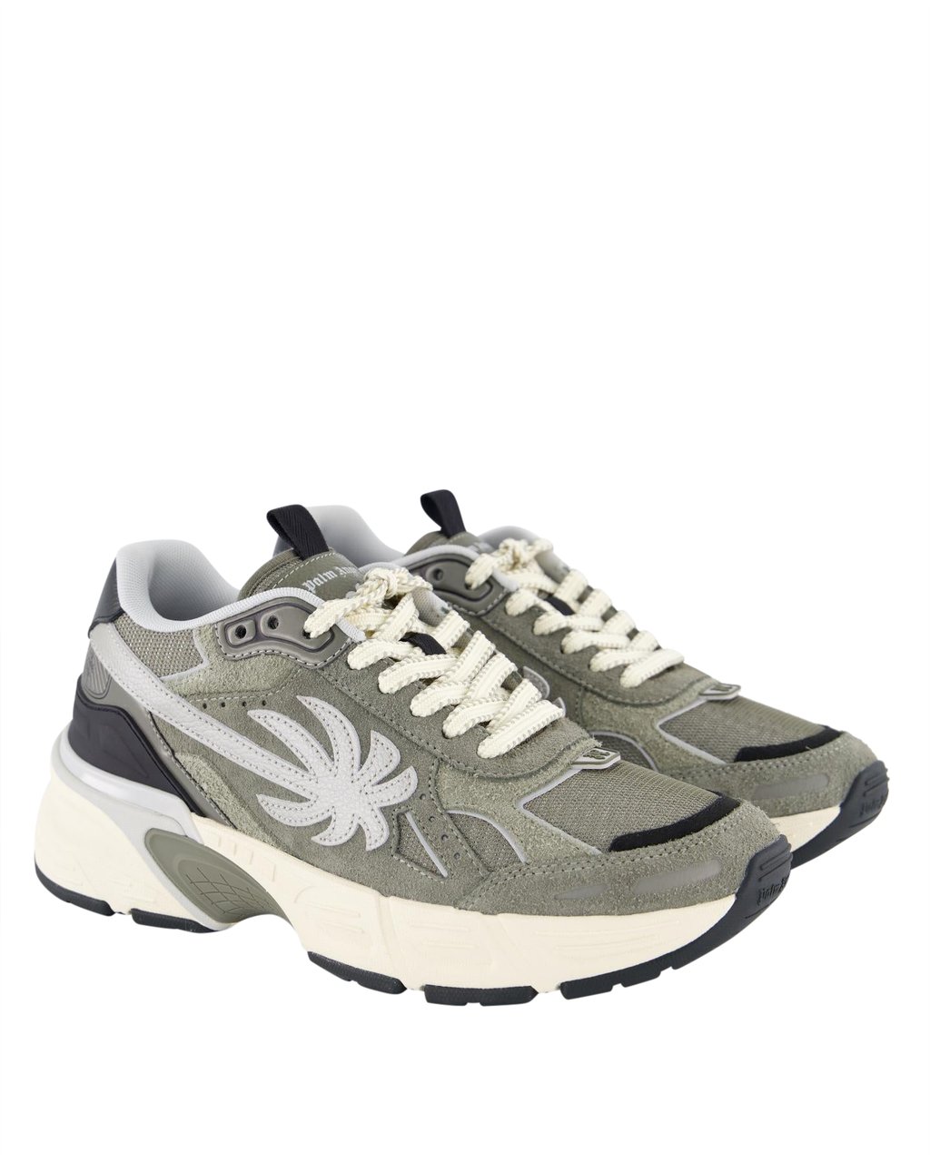 Palm Angels Heren Pa 4 Sneakers Grijs/Groen Grijs