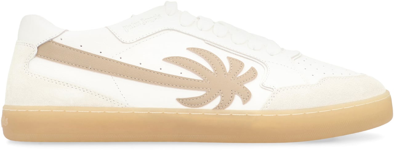 Palm Angels Sneakers low-top New Palm 1 in leather Wit