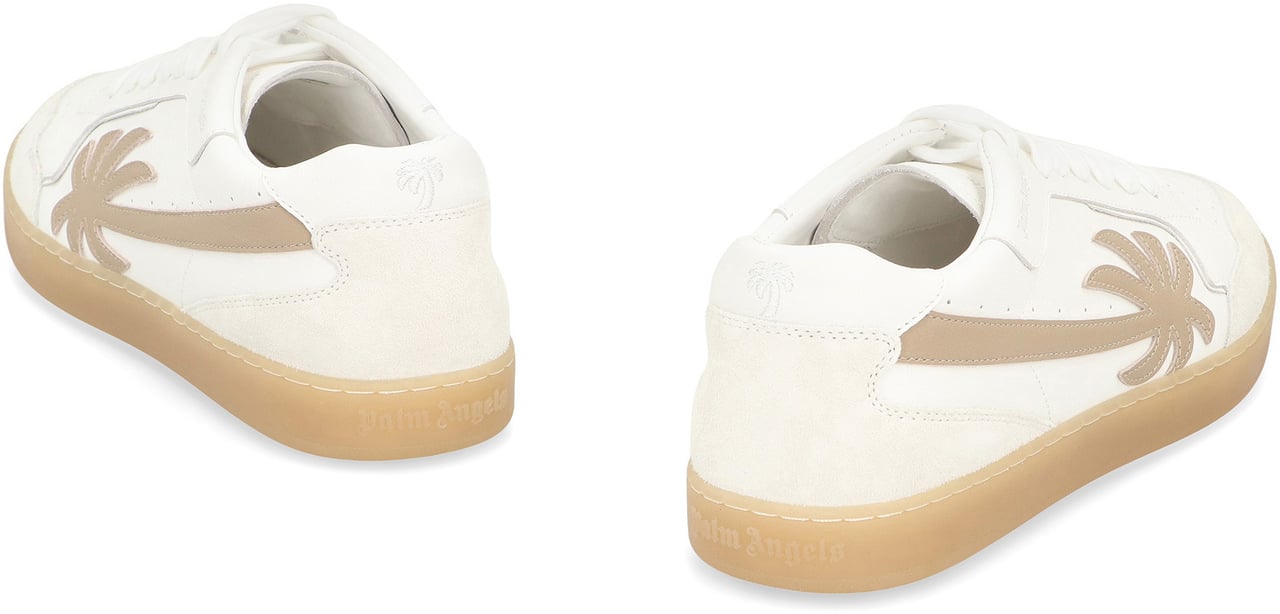 Palm Angels Sneakers low-top New Palm 1 in leather Wit