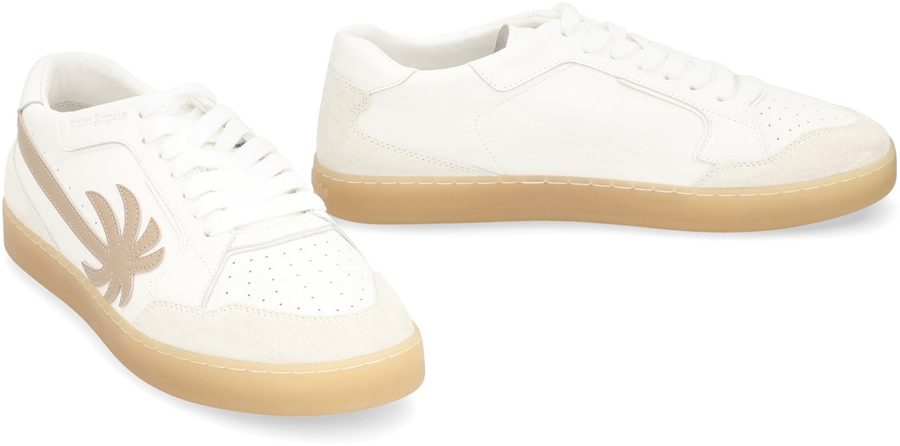 Palm Angels Sneakers low-top New Palm 1 in leather Wit