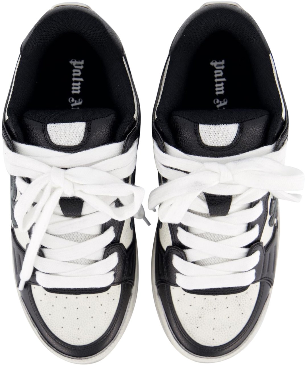 Palm Angels Heren Venice Worn Out Sneakers Wit