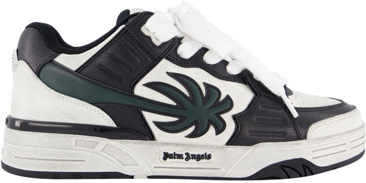 Palm Angels Heren Venice Worn Out Sneakers Wit