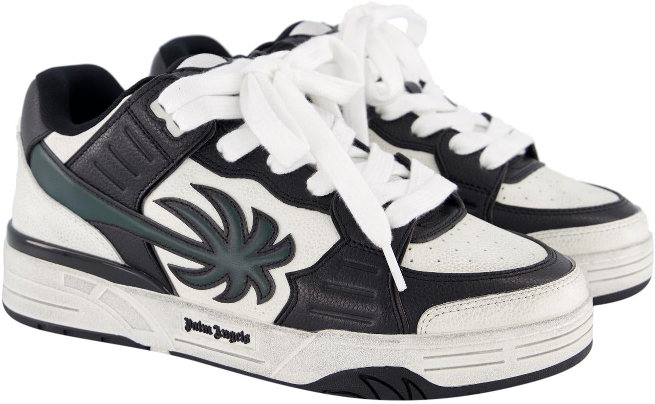 Palm Angels Heren Venice Worn Out Sneakers Wit