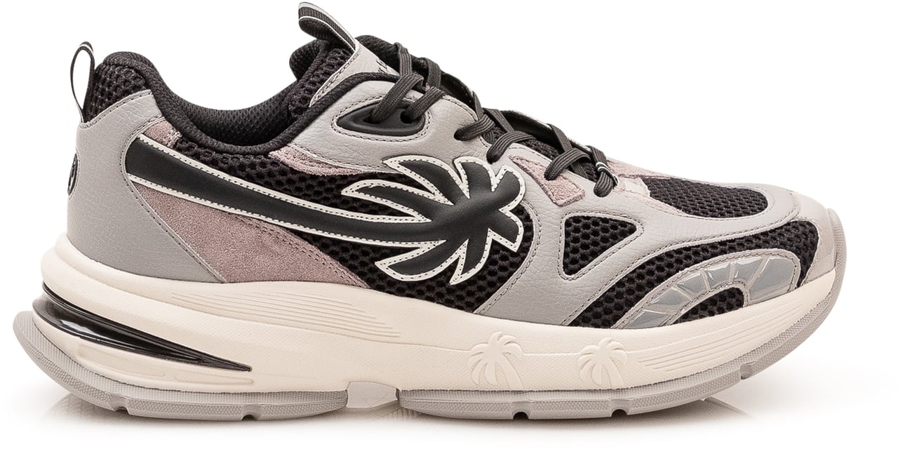 Palm Angels Palm Runner Sneakers con Inserti Mesh Lichtgrijs