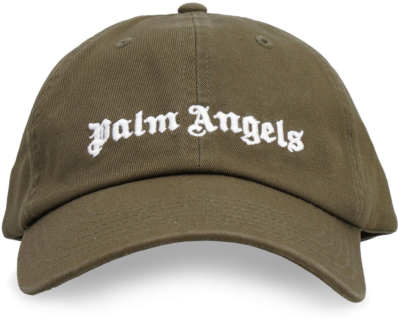 Palm Angels Logo baseball cap Groen