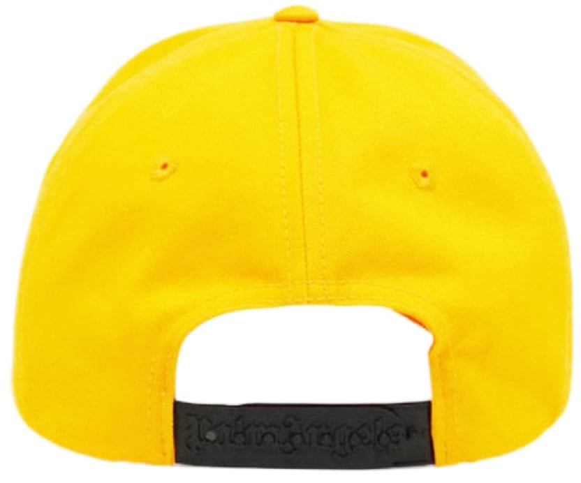 Palm Angels Curved Logo Baseball Cap Geel