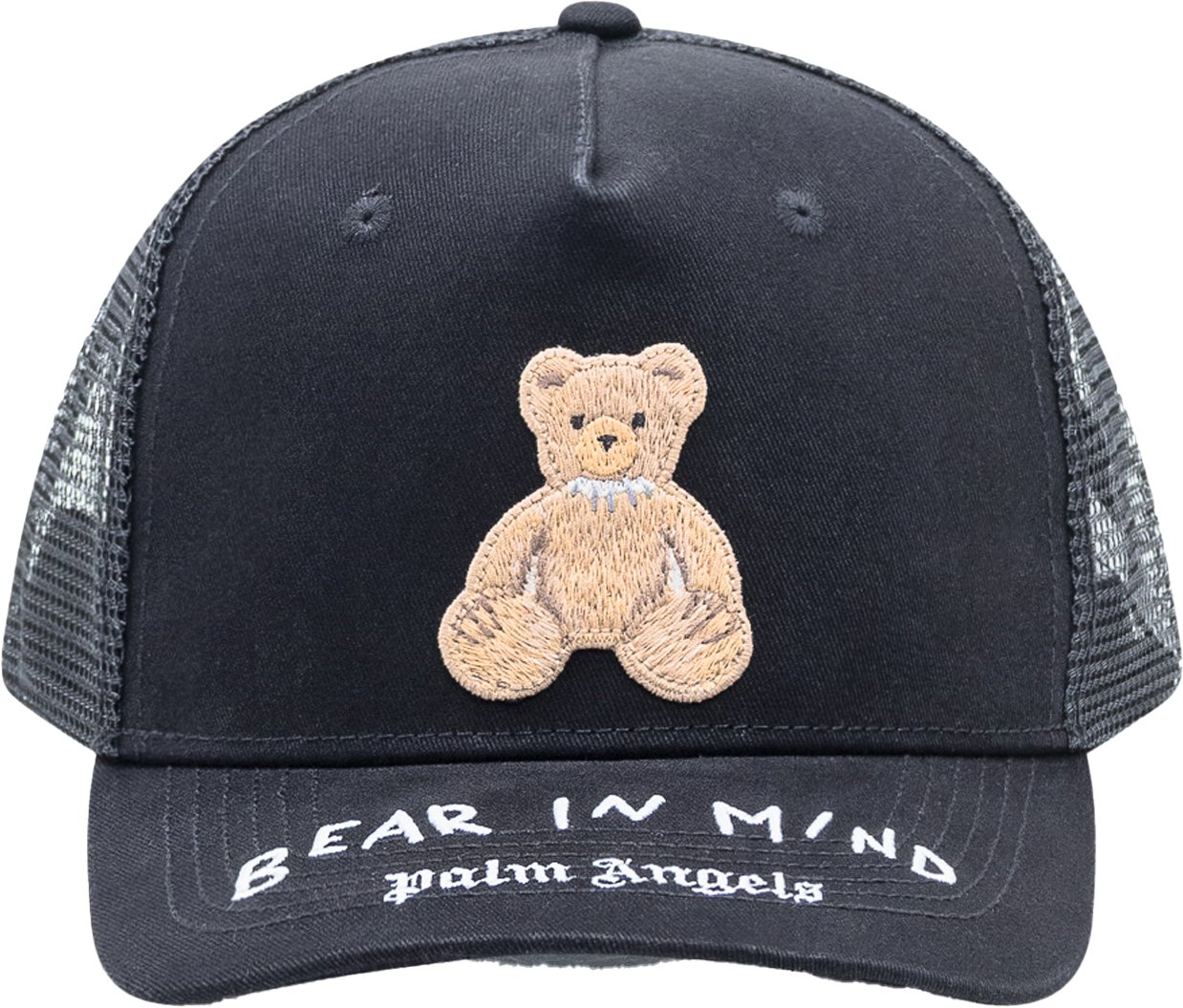 Palm Angels Palm Angels Cappellino Bear In Mind Nero Zwart