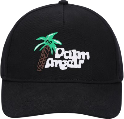 Palm Angels Cappellino con visiera Palm Tree Sketch nero Zwart
