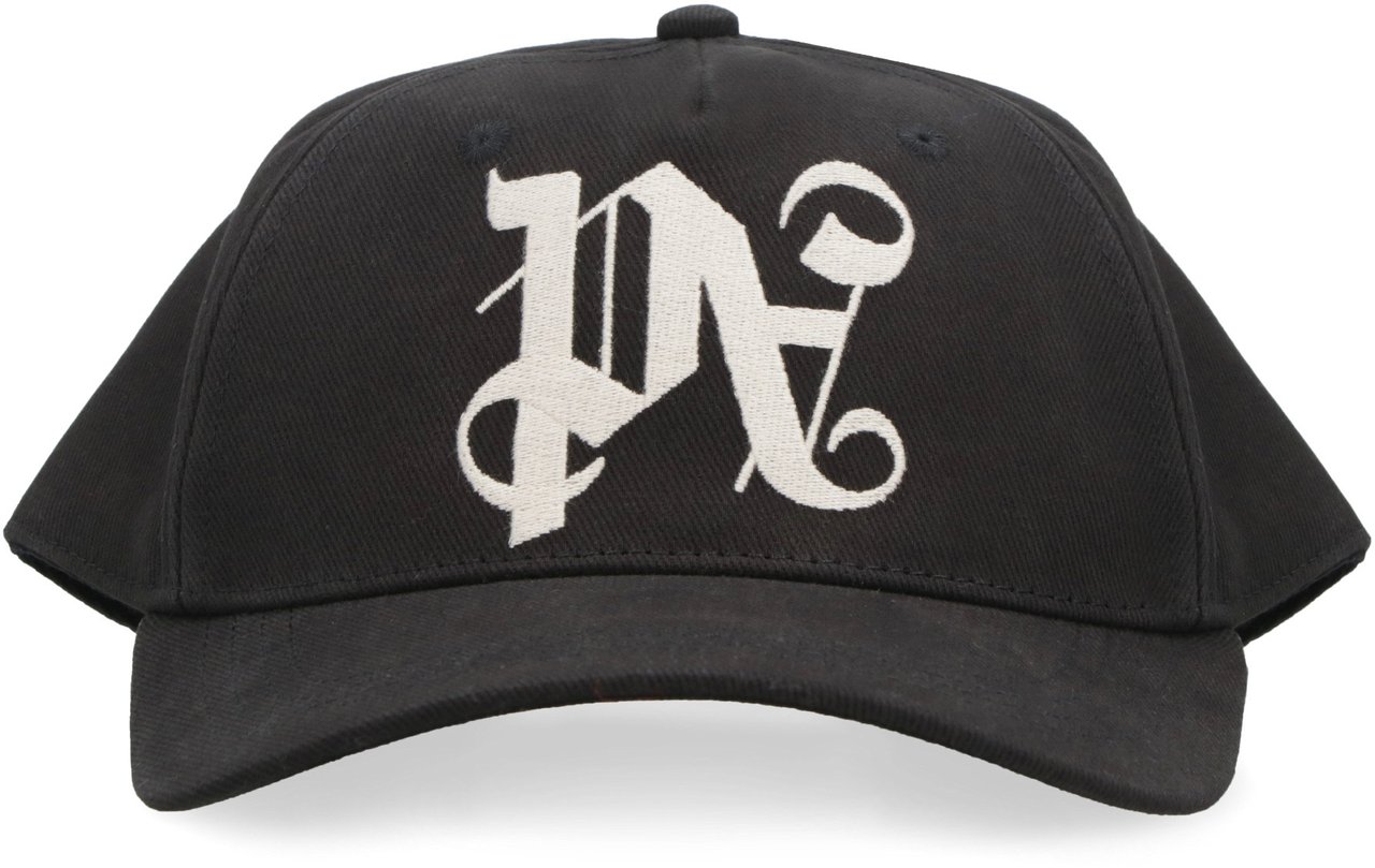 Palm Angels Logo baseball cap Zwart