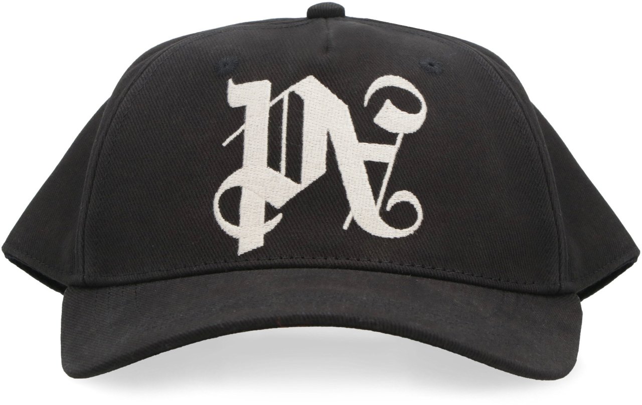 Palm Angels Logo baseball cap Zwart