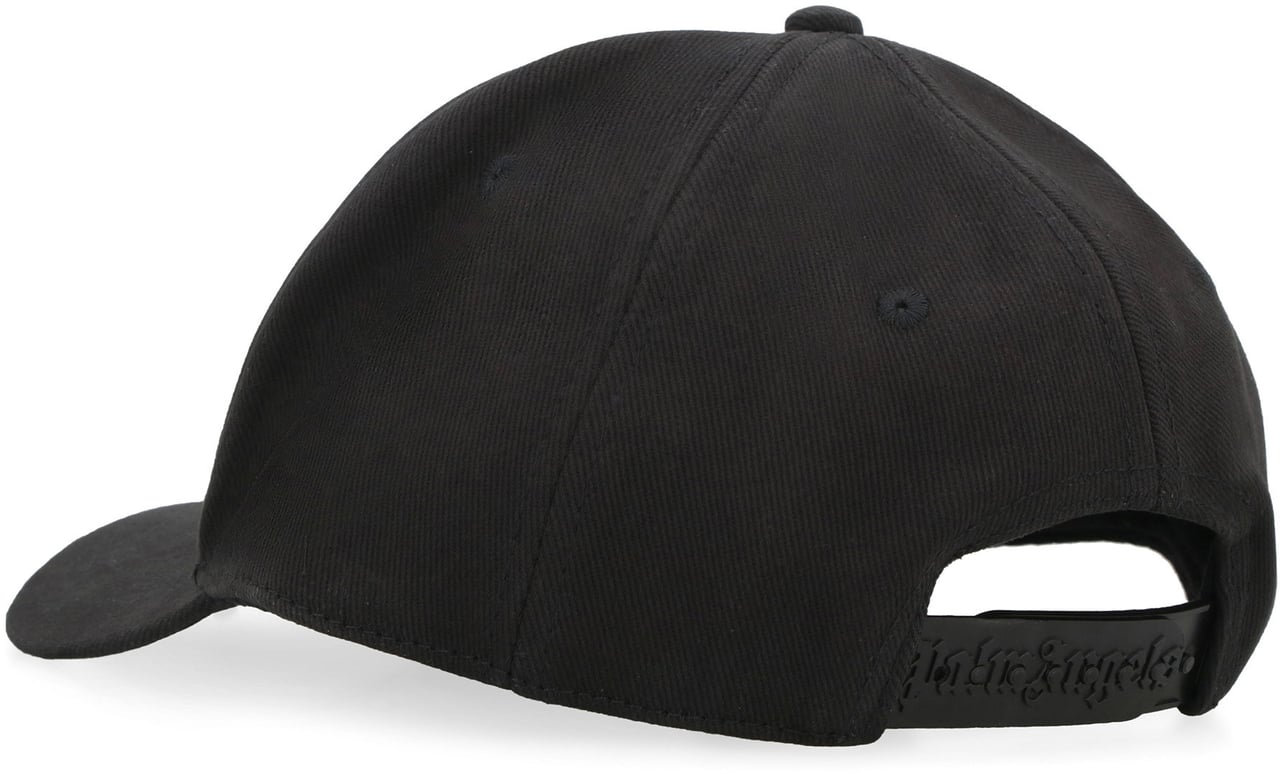 Palm Angels Logo baseball cap Zwart