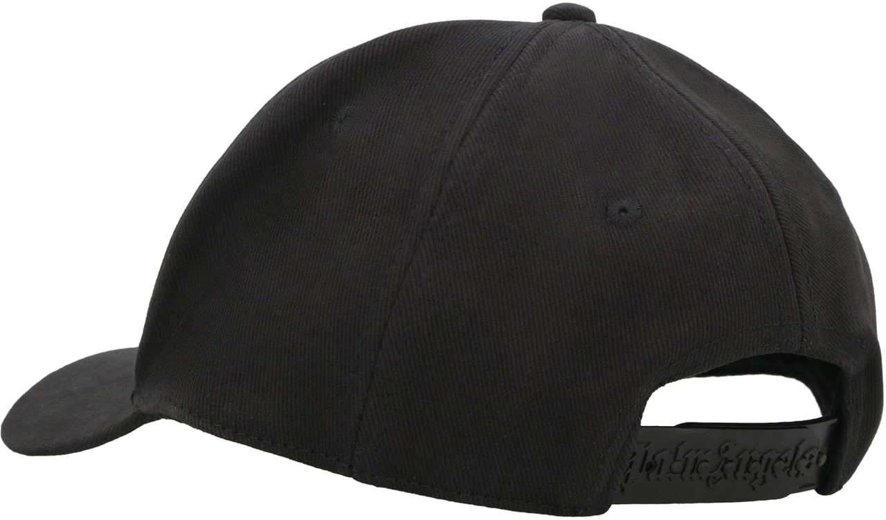 Palm Angels Logo baseball cap Zwart