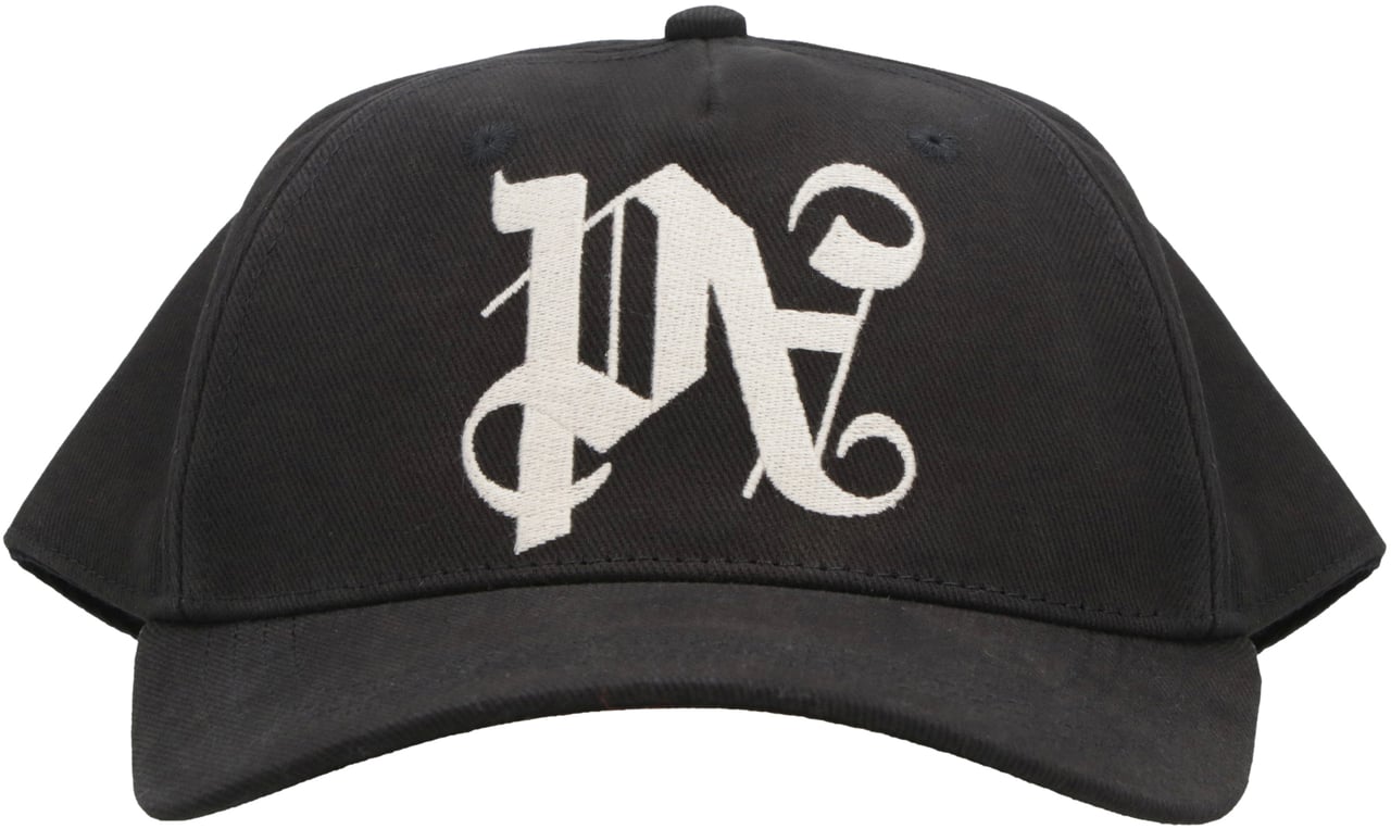 Palm Angels Logo baseball cap Zwart