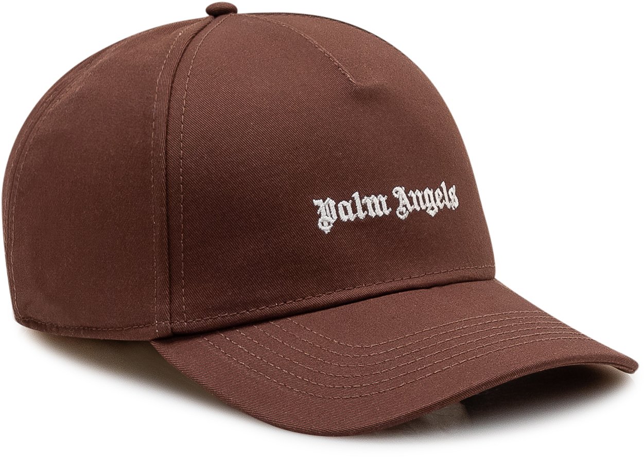 Palm Angels Cappello con Visiera e Logo Frontale Ricamato Bruin