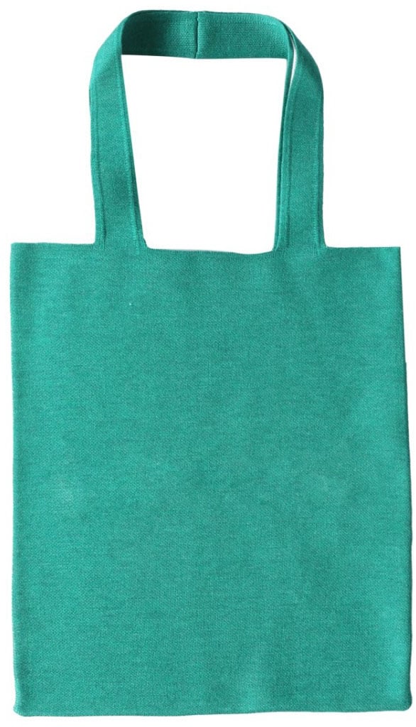 Palm Angels Rectangular Wool Blend Tote Groen