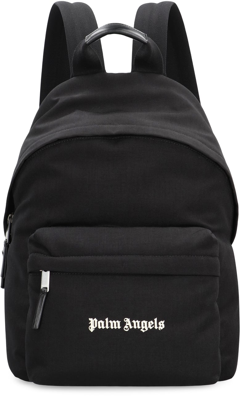Palm Angels Backpack with logo Zwart