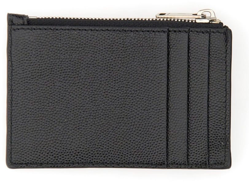 Palm Angels Caviar Card Holder Zwart