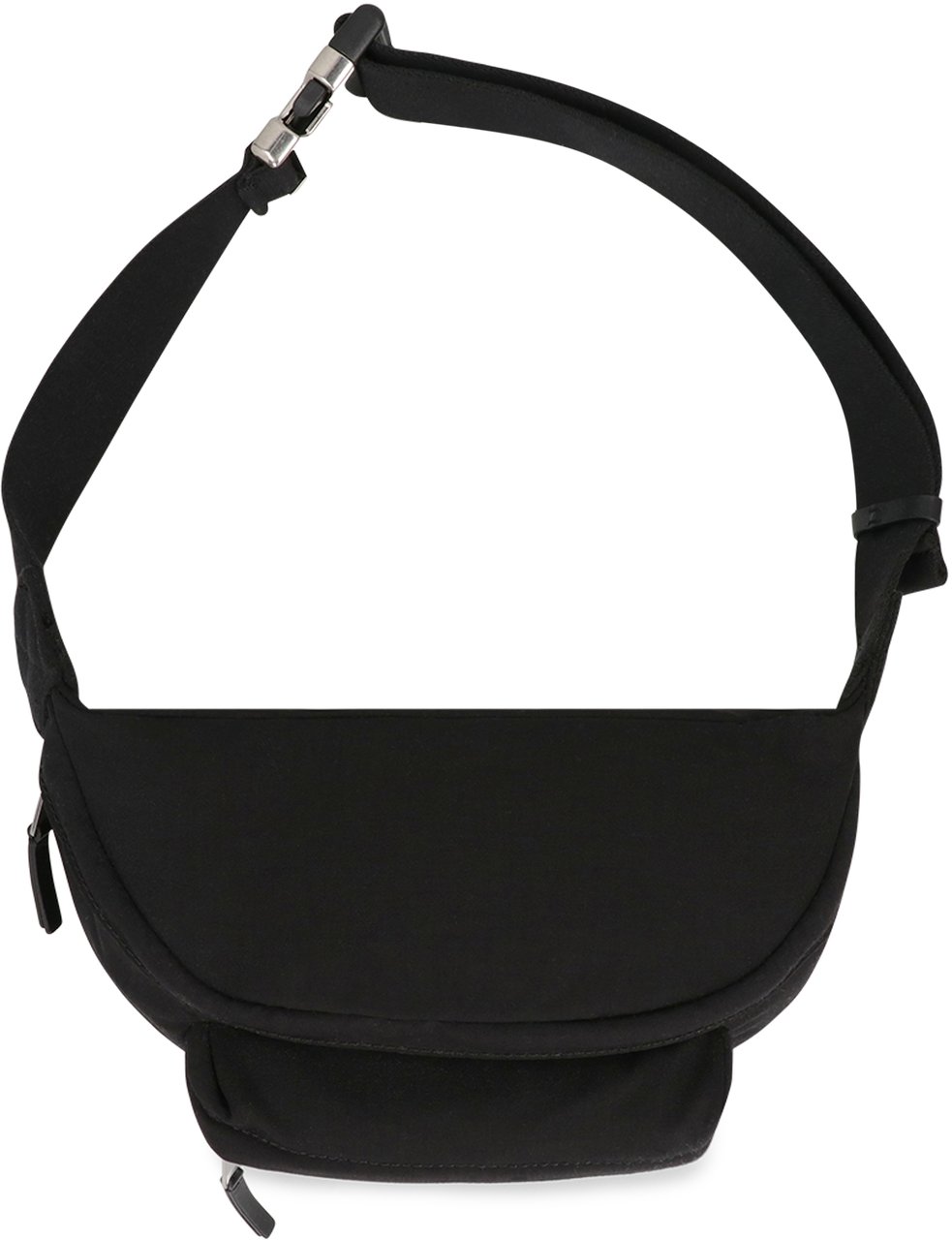 Palm Angels Canvas diaper bag with logo Zwart