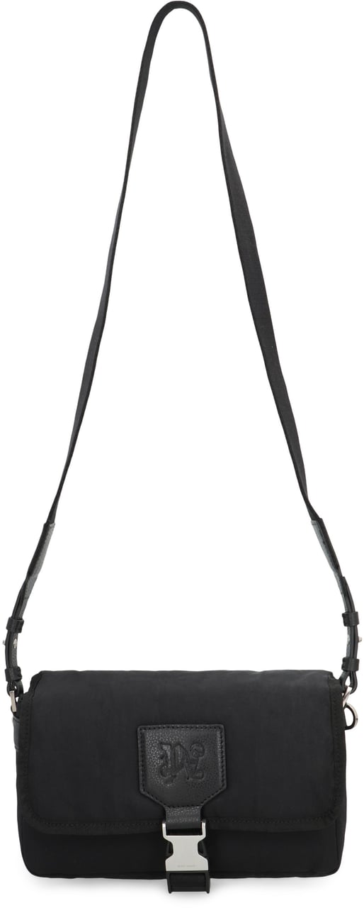 Palm Angels Shoulder bag in technical fabric Zwart