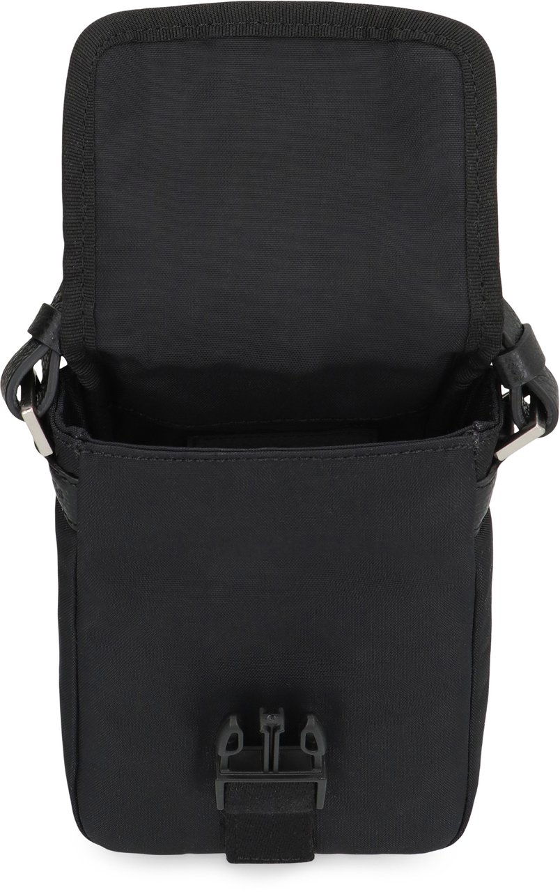 Palm Angels Shoulder bag in technical fabric Zwart