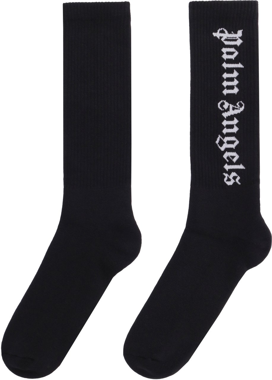 Palm Angels Cotton socks Zwart