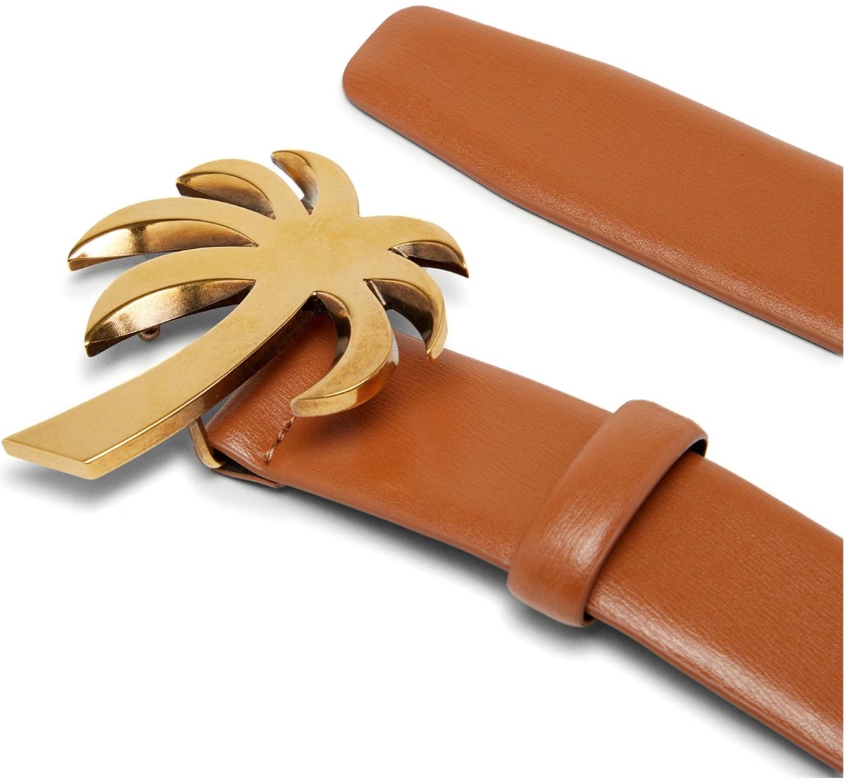 Palm Angels Palm Buckle Belt Bruin